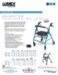 Product Sheet - Walkabout Wide Four-Wheel Rollator